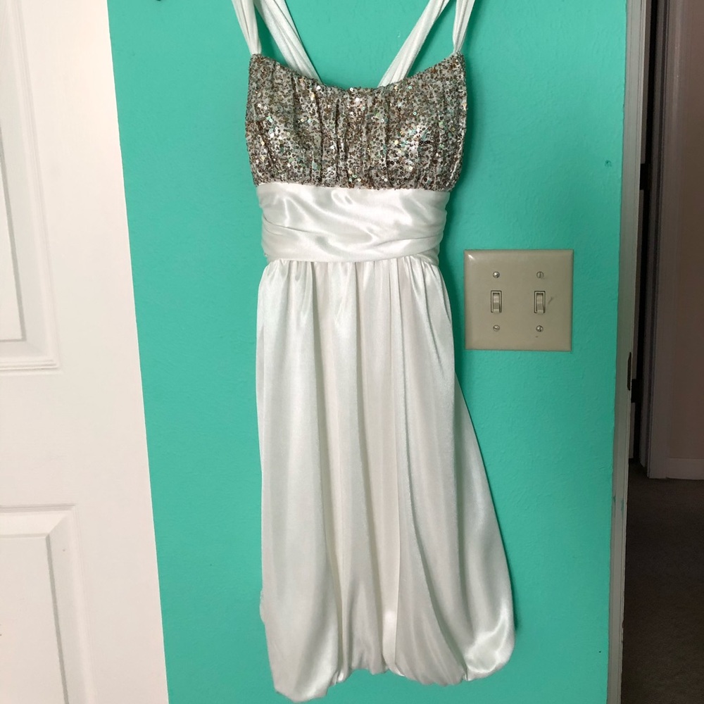 white dress